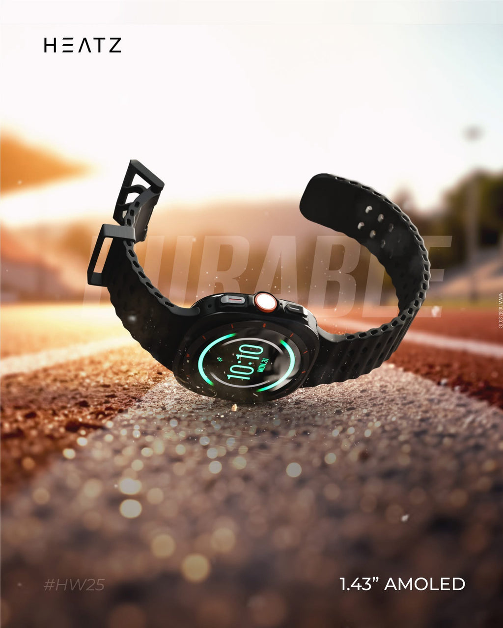 Heatz 1.43 Amoled Smart Watch Bold Collection - HW25