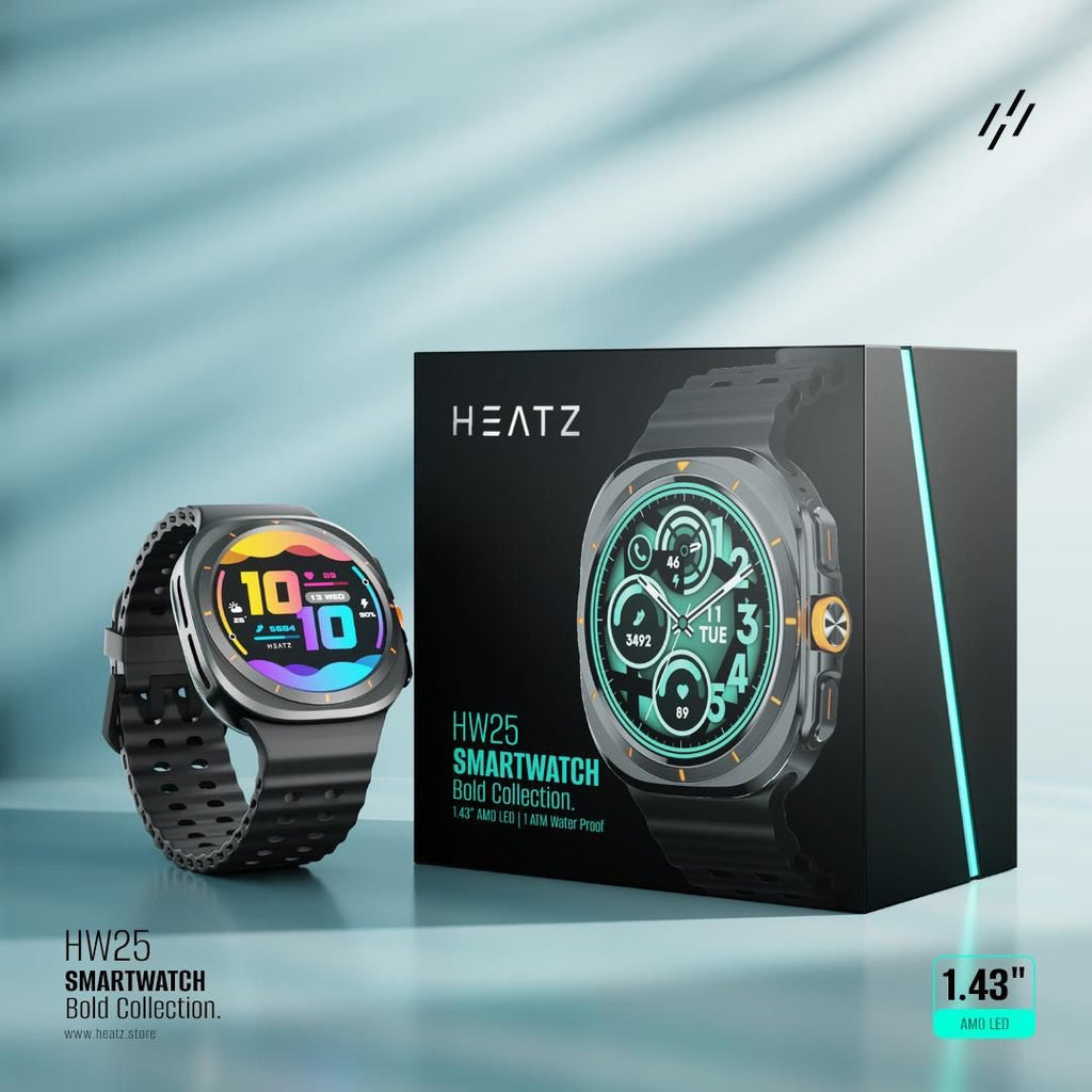 Heatz 1.43 Amoled Smart Watch Bold Collection - HW25